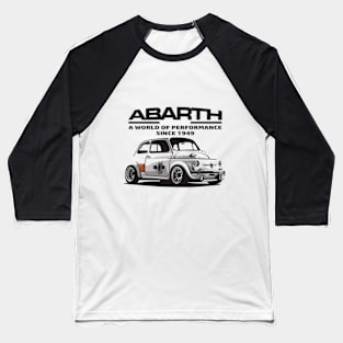 Fiat 500 Baseball T-Shirt